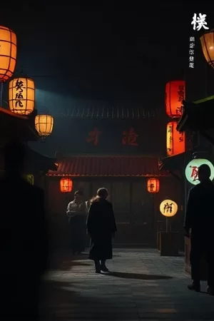 静默频道剧集封面，无声电视屏幕与雪花噪点影像