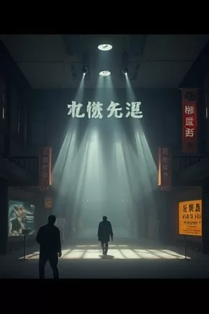 雾港来信剧集封面，雨夜灯塔与海雾中的剪影
