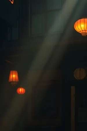 第七码头剧集封面，清晨集装箱码头与调度台灯光