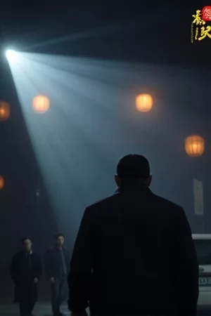 玻璃塔回声剧集封面，透明高楼与延迟回响的声波纹